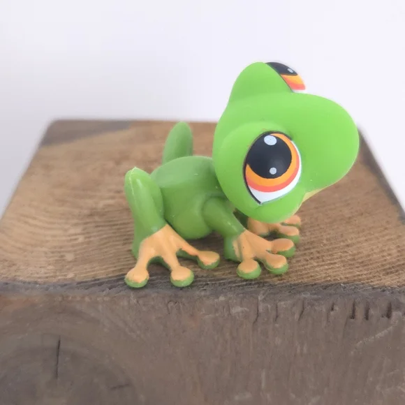 Littlest Pet Shop LPS Frog #264 Gecko #2212 - Picture 10 of 13